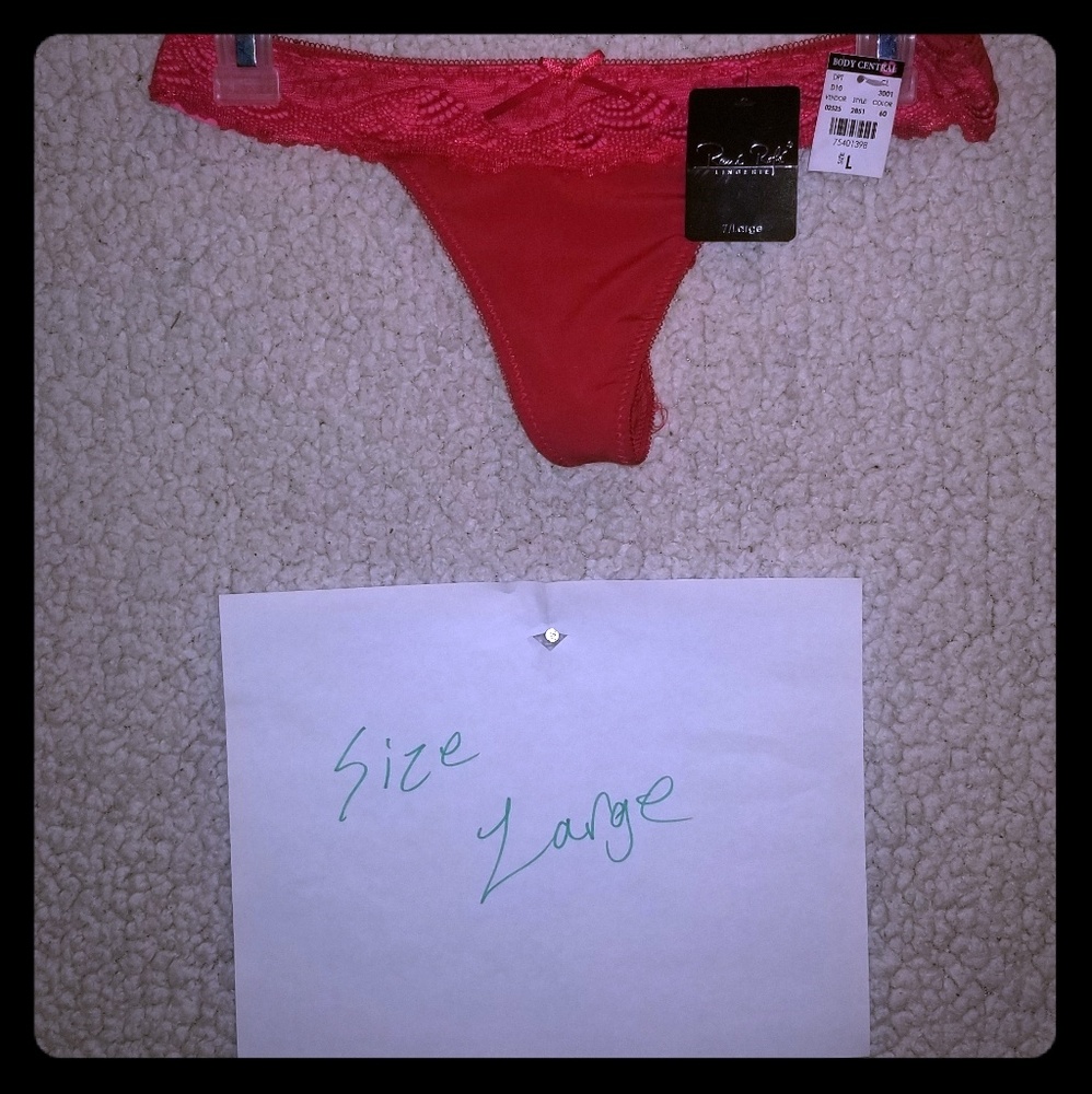 Body central thong